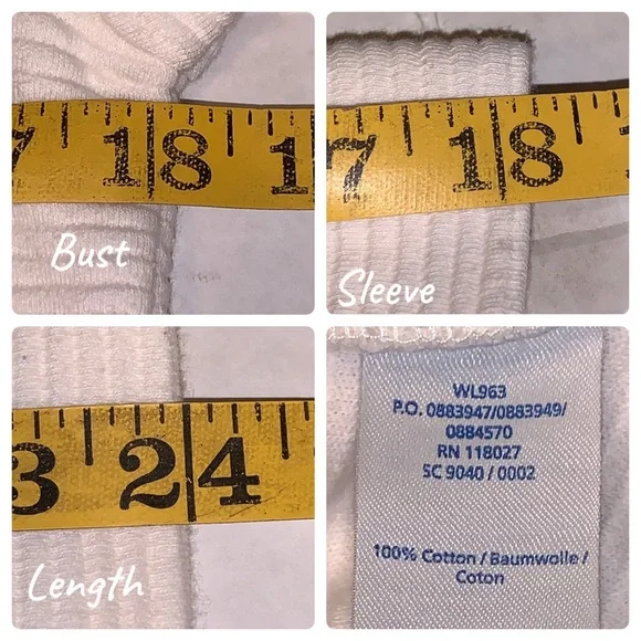 Boden Ottoman Ribbed Zipper Top Off White 3/4 Sleeve Round Neck Size 8 - Picture 4 of 6